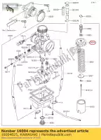 16004025, Kawasaki, tappo, camera di miscelazione kh400-a3 kawasaki  b5 united kingdom kmx kx 60 65 80 125 200 1985 1986 1987 1988 1989 1990 1991 1992 1993 1994 1995 1996 1997 1998 1999 2000 2001 2002 2003 2005 2006 2007 2008 2009 2010 2011 2012 2013 2014 2015 2016 2017 2018 2019 2020, Nuovo