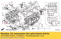 Aquí puede pedir conjunto de sensor., golpe de Honda , con el número de pieza 30530MCA003: