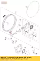 7650907000030, KTM, aro 1,85x21 'preto 08 ktm  enduro 690 2008 2009 2010 2011 2012 2013 2014 2015 2016 2017 2018, Novo