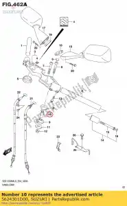 suzuki 5624301D00 distanziatore, gambo - Il fondo