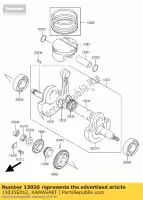 13035S012, Kawasaki, pin-crank kawasaki kfx400 400 , Nieuw