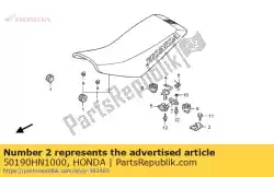 Here you can order the no description available at the moment from Honda, with part number 50190HN1000: