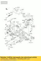 110521361, Kawasaki, staffa, tan tan kvf650-a kawasaki kvf 650 2002 2003, Nuovo