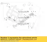 B000516, Piaggio Group, placa de identificação de piaggio     , Novo