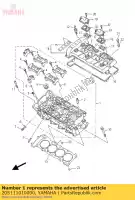 20S111010000, Yamaha, cylinder head assy yamaha ajs xj  600 2009 2010 2011 2014 2015 2016, New