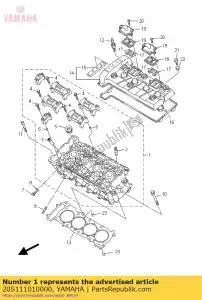 yamaha 20S111010000 culasse - La partie au fond