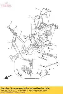 Yamaha 4YR262400200 aperto assy - Lado inferior