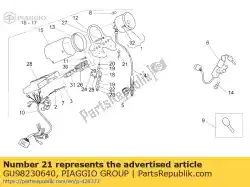 Here you can order the screw from Piaggio Group, with part number GU98230640: