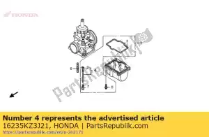 Honda 16235KZ3J21 zestaw igie?, jet - Dół