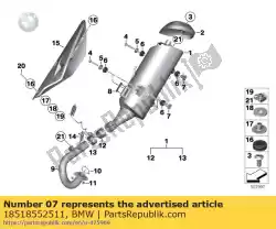 Here you can order the sleeve from BMW, with part number 18518552511: