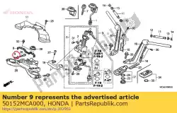 Qui puoi ordinare guida, cavo acceleratore da Honda , con numero parte 50152MCA000:
