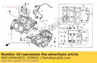 90016MW4003, Honda, boulon, bride, 9x105 honda rvf 750 1994 1995 1996, Nouveau