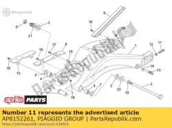 Ici, vous pouvez commander le vis tendeur de chaîne auprès de Piaggio Group , avec le numéro de pièce AP8152261: