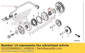 Honda 91022MW4003 ?o?ysko igie?kowe 30x35x22,5 - Dół