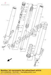 Here you can order the bush,guide from Suzuki, with part number 5115208D00: