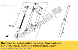 onderlegring van Honda, met onderdeel nummer 51404MZ8004, bestel je hier online: