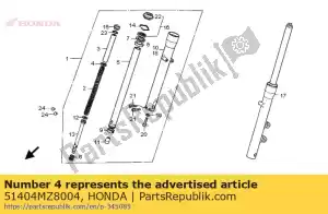 honda 51404MZ8004 máquina de lavar - Lado inferior