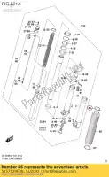 5157529F00, Suzuki, Bande, haut de sanglier suzuki  dr z 400 2000 2001 2002 2003 2004 2005 2006 2007 2008 2009 2017 2018 2019, Nouveau