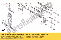 52400MBB003, Honda, cuscino assy, ??rr honda vtr  sp1 fire storm f vtr1000f 1000 , Nuovo