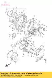 Qui puoi ordinare gommino da Yamaha , con numero parte 4H7154860000: