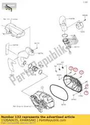 Here you can order the bolt-flanged-small,6x35 zx1400 from Kawasaki, with part number 132BA0635: