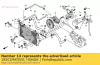 19501MATE00, Honda, hose, radiator upper honda cbr super blackbird xx cbr1100xx 1100 , New