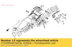 Here you can order the no description available at the moment from Honda, with part number 77200MAW760ZB: