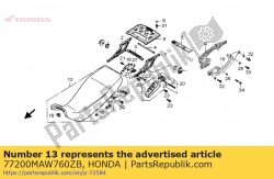 Aquí puede pedir no hay descripción disponible en este momento de Honda , con el número de pieza 77200MAW760ZB:
