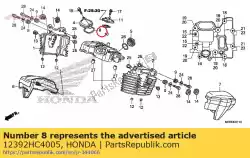 Aqui você pode pedir o embalagem, tampa do taco (ko em Honda , com o número da peça 12392HC4005: