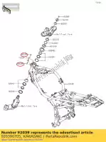 920390705, Kawasaki, klinknagel zx1000mef kawasaki  kle klz z zx 650 900 1000 2014 2015 2016 2017 2018 2019 2020 2021, Nieuw