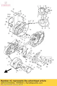 yamaha 26P153350000 demper 3 - Onderkant