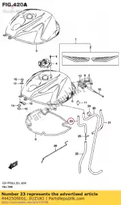 suzuki 4442509E01 tuyau, aspirateur - La partie au fond