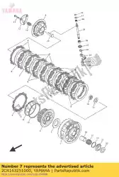 Aqui você pode pedir o placa, embreagem 2 em Yamaha , com o número da peça 2CR163251000: