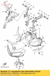 Qui puoi ordinare ammortizzatore da Yamaha , con numero parte BS28452700: