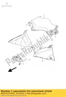 9441937H00, Suzuki, cubierta, capucha del cuerpo suzuki gsxr  uf 25th anniversary special edition gsx r600 r750 750 600 , Nuevo