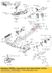 Ici, vous pouvez commander le guard zx636edf auprès de Kawasaki , avec le numéro de pièce 550200901: