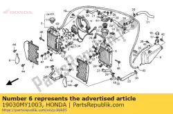 Qui puoi ordinare motor assy., fan (matsushita) da Honda , con numero parte 19030MY1003: