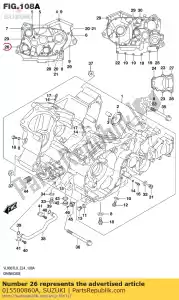 Suzuki 015500860A tornillo - Lado inferior