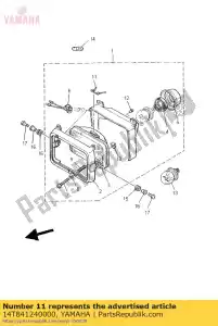 yamaha 14T841240000 primavera, conjunto - Lado inferior