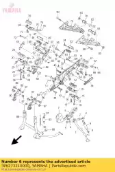 Here you can order the bracket, side stand from Yamaha, with part number 3P6273210000: