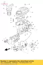 Tutaj możesz zamówić przegub ga? Nika 1 od Yamaha , z numerem części 5EL135860000: