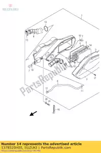 suzuki 1378520H00 filter, buitenste - Onderkant