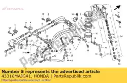 Tutaj możesz zamówić w?? A, rr hamulec m od Honda , z numerem części 43310MAJG41: