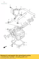 1133207G00, Suzuki, mangueira, respirador suzuki lt z 400 2003 2004 2005 2006 2007 2008 2009 2010 2011 2012 2014, Novo