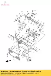 Ici, vous pouvez commander le pipe 2 auprès de Yamaha , avec le numéro de pièce 4NX124820000: