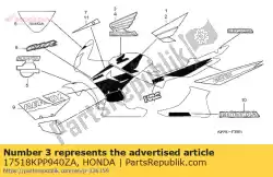 Here you can order the mark, r. Fuel tank *type1 from Honda, with part number 17518KPP940ZA: