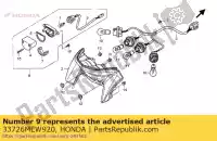 33726MEW920, Honda, cord comp., license light honda nt deauville va v nt700v nt700va 700 , New