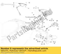 680255, Piaggio Group, position light left vespa primavera sprint vespa primavera vespa sprint zapc536b zapc536b,  zapca06b zapca06b,  zapcav6b zapcb0eb zapm818g zapm818g,  zapma9eb 0 50 70 150 2014 2016 2017 2018 2019 2020 2021 2022, New