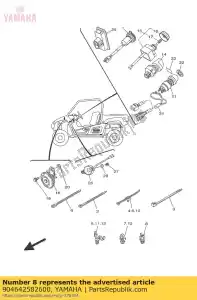 yamaha 904642582600 serrer - La partie au fond