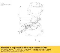 Tutaj możesz zamówić tablica przyrz? Dów mil z os? On? Od Piaggio Group , z numerem części 64196200M4: